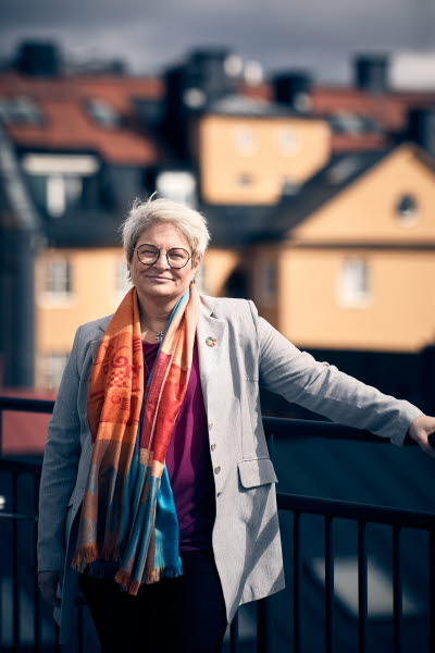 Sineva Ribeiro, förbundsordförande, utomhus, pressbild