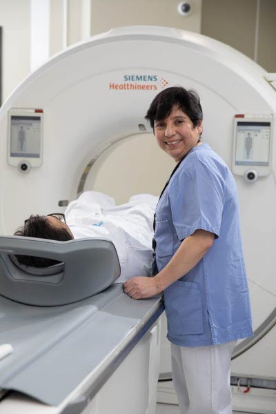 Jacqueline Diaz, röntgensjuksköterska Årsberättelsen 2019.