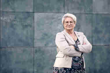 Sineva Ribeiro, förbundsordförande, utomhus, pressbild