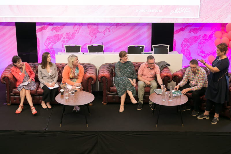 Paneldiskussion, under kongressen 2018.