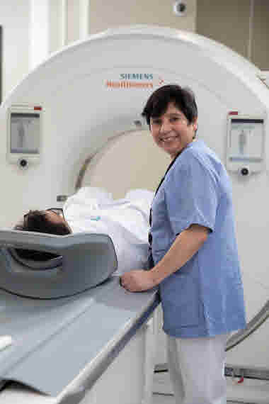 Jacqueline Diaz, röntgensjuksköterska. Årsberättelsen 2019.