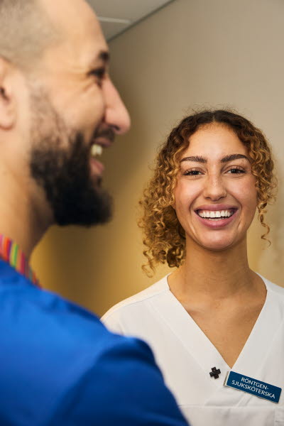 Röntgensjuksköterskor man och kvinna