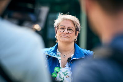 Den 4 juni kl 11 gick vi ut i strejk. Bilder från Karolinska Solna