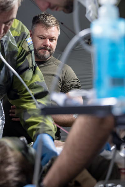  anestesisjuksköterska i försvaret.