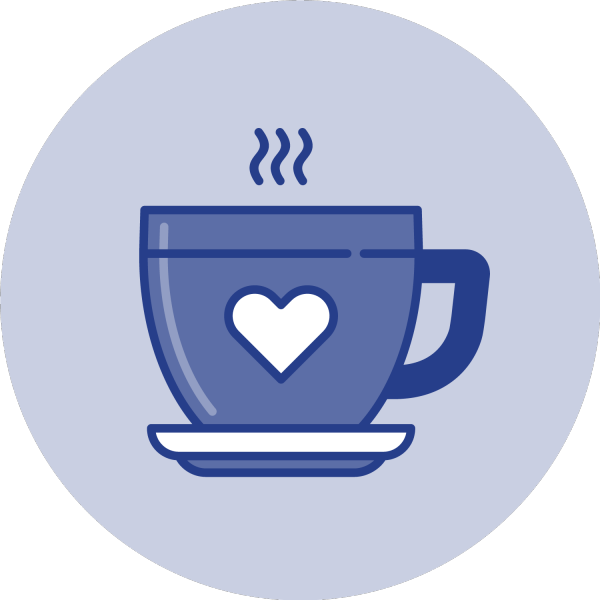 Arbetsmiljö, kaffe, fika, ikon