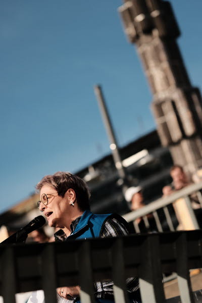 Manifestation 14 maj 2024 på Sergels torg. Rädda vården.
Sineva Ribeiro