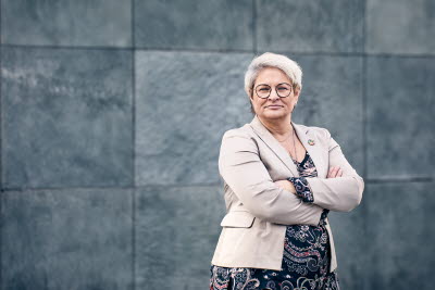 Sineva Ribeiro, förbundsordförande, utomhus, pressbild