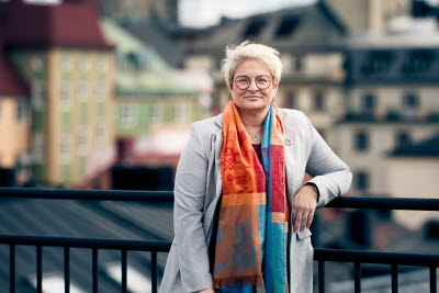 Sineva Ribeiro, förbundsordförande, utomhus, pressbild