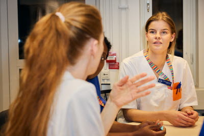 Möte på arbetsplatsen. Förtroendevalda med medlemmar