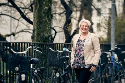 Sineva Ribeiro, förbundsordförande, utomhus, pressbild