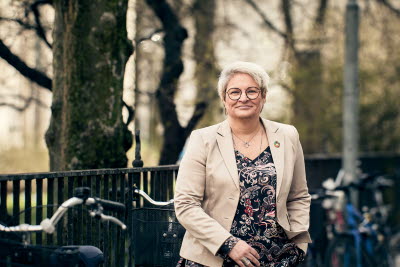 Sineva Ribeiro, förbundsordförande, utomhus, pressbild